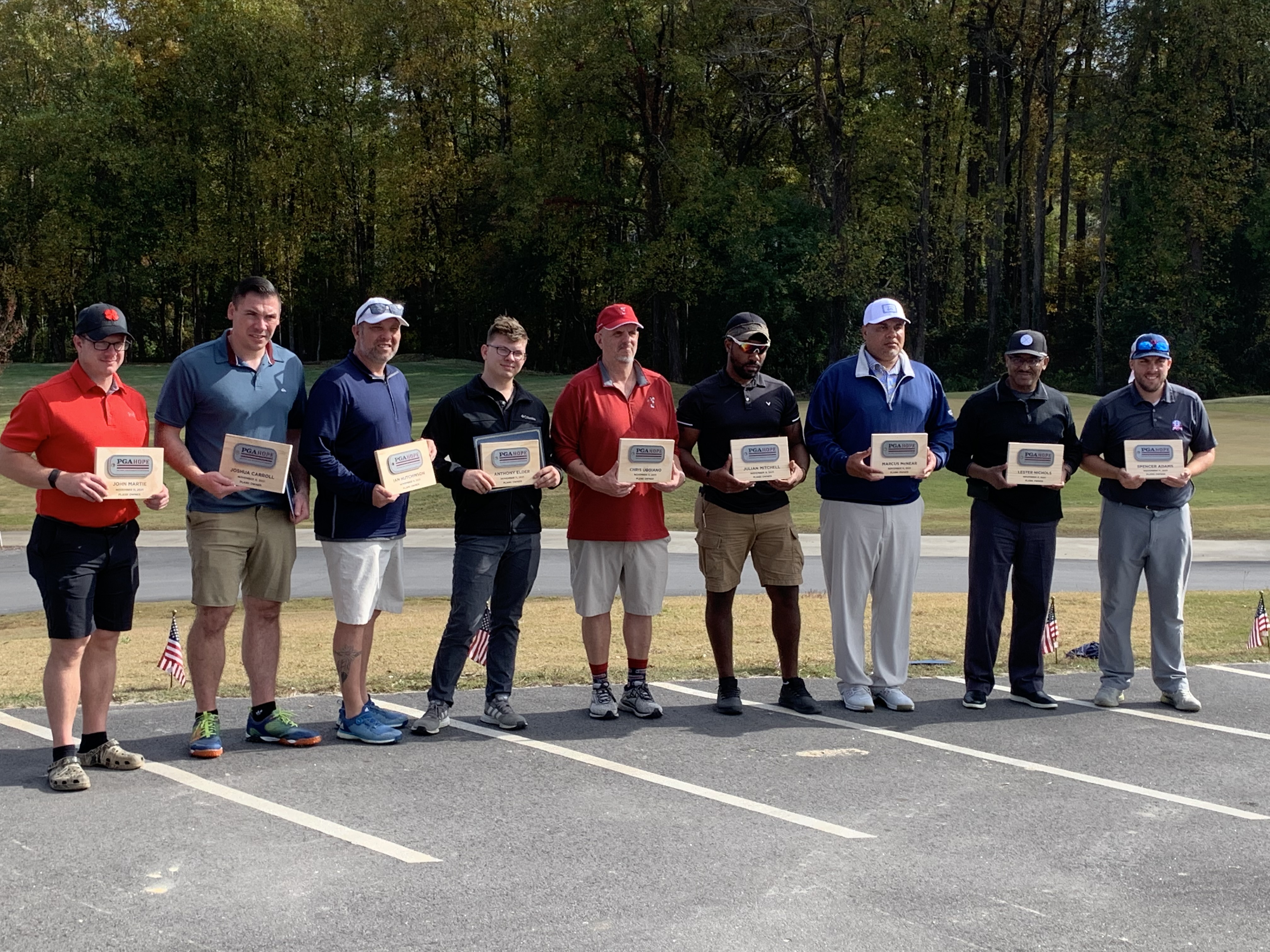 PGA HOPE graduating class